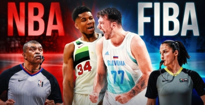 Sự khác biệt giữa luật bóng rổ NBA và FIBA